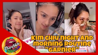 KIM CHIU SKIN CARE NIGHT AND MORNING ROUTINE VIDEO 
