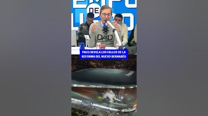 Paco González critica los fallos de la obra del Nuevo Bernabéu