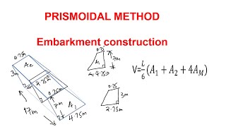 Prismoidal formula for volume || numerical integration