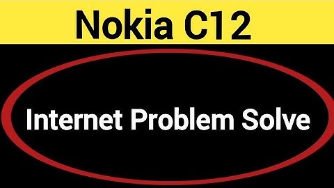 How to fix no network problem, Nokia C12 me internet problem solve kaise karen