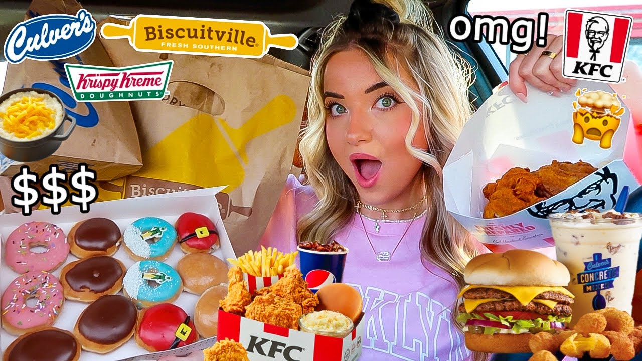 LETTING THE PERSON IN FRONT OF ME DECIDE WHAT I EAT FOR 24 HOURS!