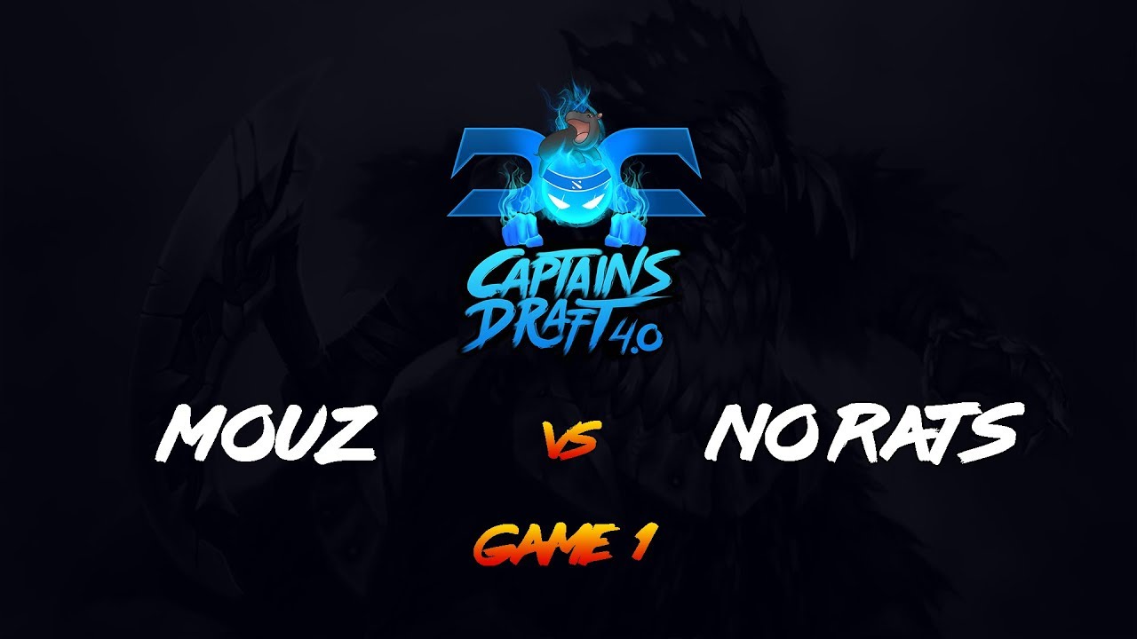 Mouz vs No Rats Game 1 - Captains Draft 4 EU Qualifiers
