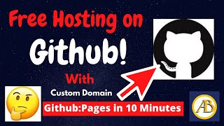 Host Website for FREE on GitHub in 10 Minute Only with custom domain in Hindi-2020 🔥