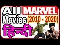 All Marvel Movies Name List | All Marvel movies in hindi | All MCU Movies list