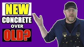 Can You Pour New Concrete Over Old Concrete?