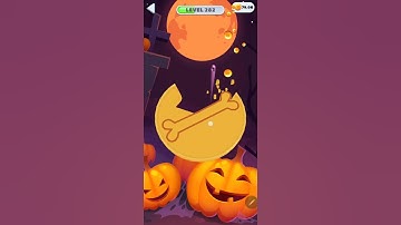 LEVEL 282 - Squid Game Dalgona Candy Cookie Challenge - Don’t Break It! 🔪🟠