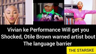 Vivian ke performs and the response will shock you. Otile Brown warned us about language barrier