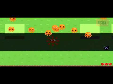 The 2D adventures of rotating Octopus character PSP/PS3 Mini gameplay