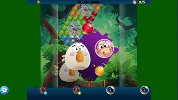 ANGRY BIRDS POP BUBBLE SHOOTER  ( LEVEL 12 )  ANDROID GAMEPLAY