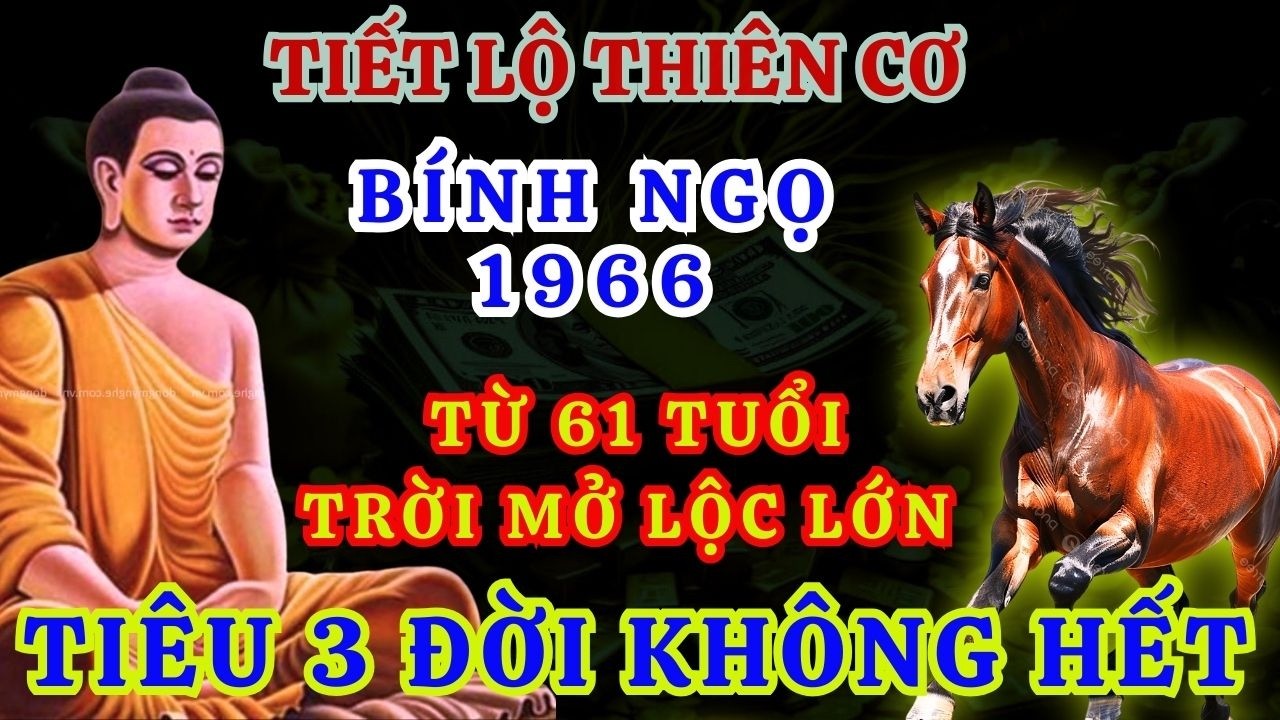 Định Vận Mệnh Bính Ngọ 1966, Từ 61 Tuổi TIỀN BẠC ĐỔ VỀ KHÔNG KỊP ĐẾM, Đừng Dại Mà Bỏ Qua