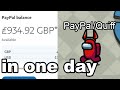 I Put My PayPal In My Among Us Name and Made This Much...