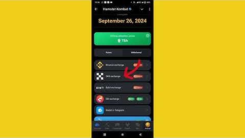 *How to withdraw Hamster kombat binance | okx| bybit exchange #okx #binance #bybit  #shortvidoe