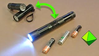 Harbor Freight Mini Flashlight → Upgrade to 3x AA