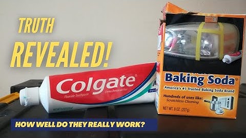 TRUTH EXPOSED about Toothpaste vs Baking Soda vs Headlights.