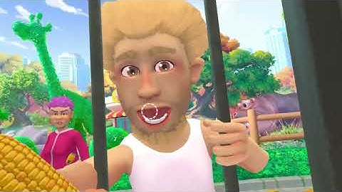 Helping a BABY MONKEY Escape From It