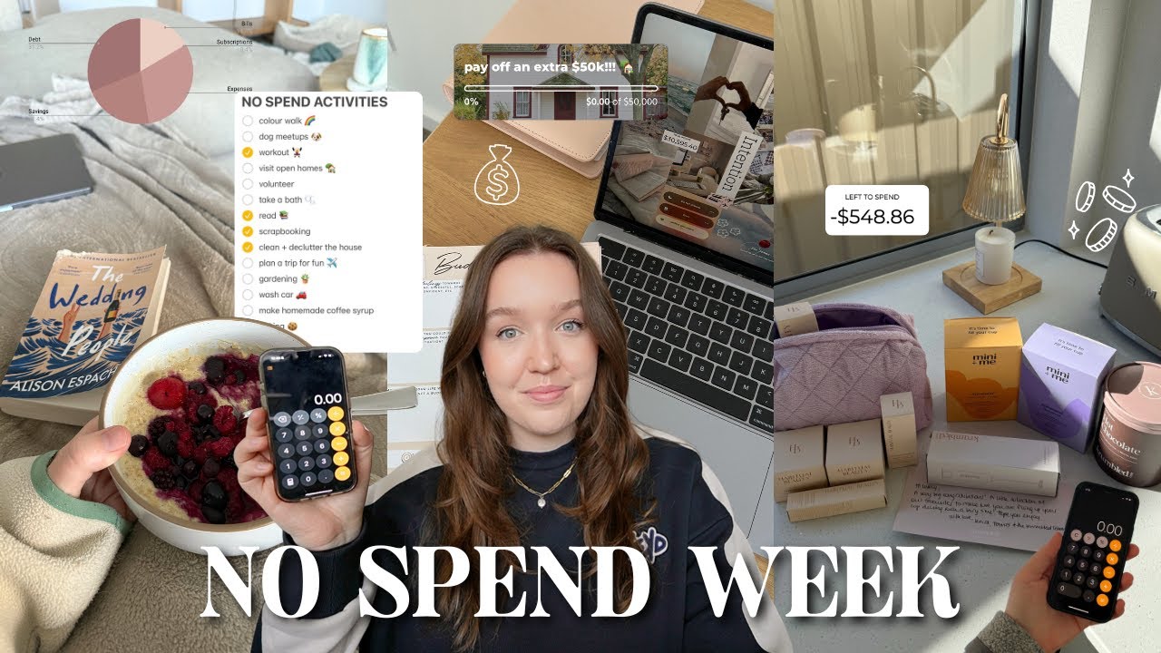 NO SPEND WEEK as a 28 year old, dual income household 💸 (a week in my life)