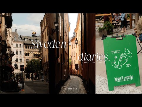 스웨덴 vlog. 일요일의 스톡홀름 나들이, 클라이밍 시작🧗‍♀️ 샐러드 누들, 달리기와 독서, 카페 추천, 마지막 여름 일상 브이로그🌿