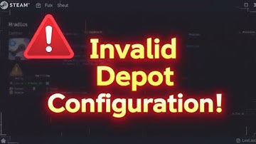 How to Fix Invalid Depot Configuration Error on Steam