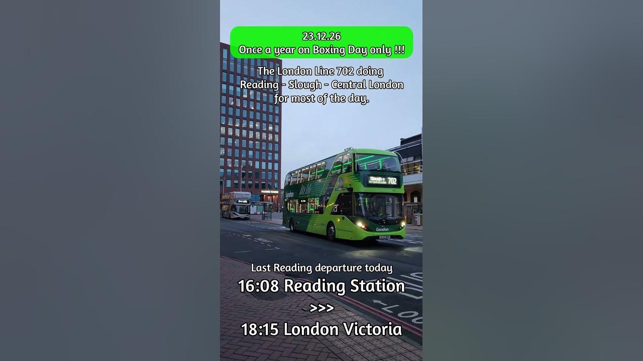 [Reading buses] Boxing Day special service on 702 !!! bus shorts 