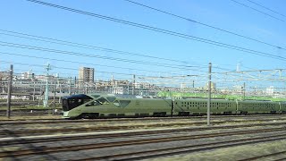 E655系「なごみ(和)」会津若松行き 2025年4月5日尾久駅通過シーン