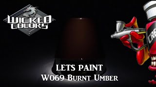 Lets Paint W069 Burnt Umber