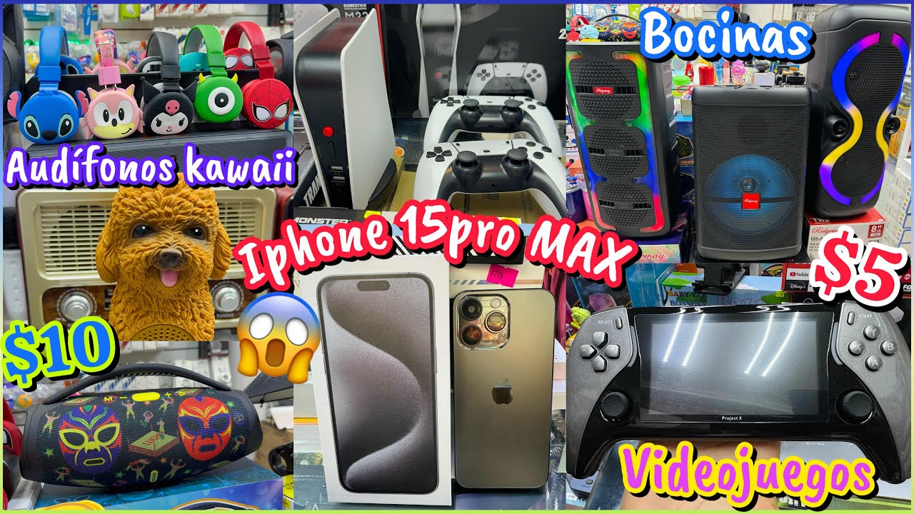 🕹️ NUEVA TIENDA de ELECTRÓNICA BARATA ¡DESDE $5 PESOS!🤑 BOCINAS, CARGADORES, AUDÍFONOS / CENTRO CDMX