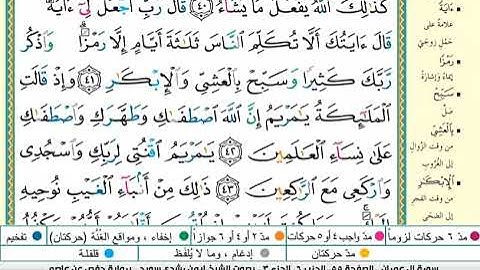 تلاوة تعليمية لسورة آل عمران - الوجه السادس #تعلم_معنا #خيركم