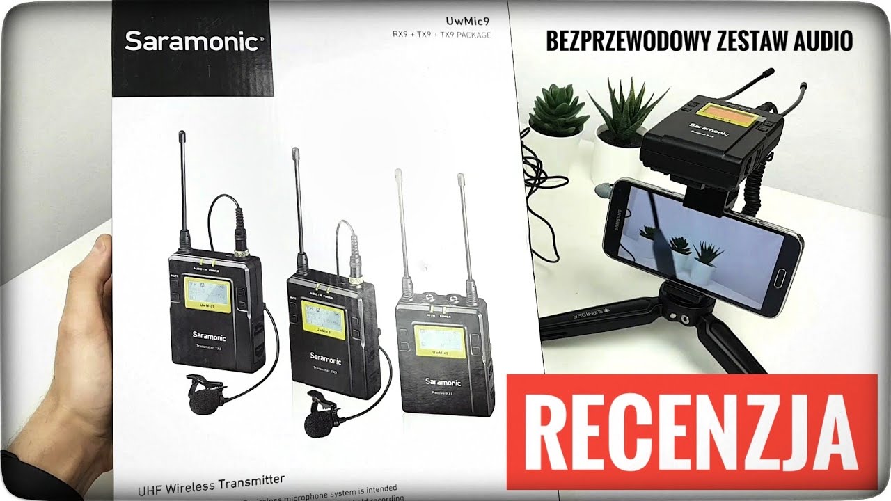 Zestaw mikroportów do aparatu kamery smartfona Saramonic UwMic9 - Recenzja | ForumWiedzy