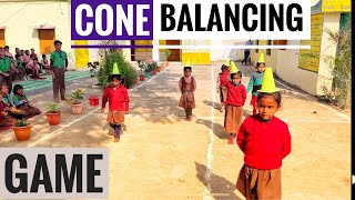 Cone Balancing Game | Cone On Head Game | Cone Game | Cone Race Game