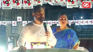 Kamal Haasan, Raadhika Sarathkumar Election Campaign at Madurai | Makkal needhi maiam | 96tv