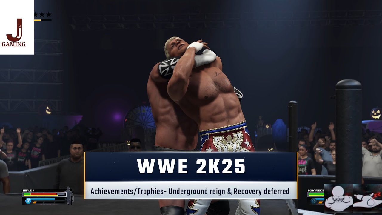 WWE 2K25 Underground reign and Recovery deferred Achievements/Trophies