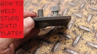 How To Weld Studs To Plate