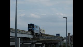 鉄道車窓　大阪モノレール　門真市～大阪空港右側車窓