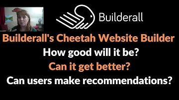 Making suggestions to improve NEW Builderall Cheetah Builder