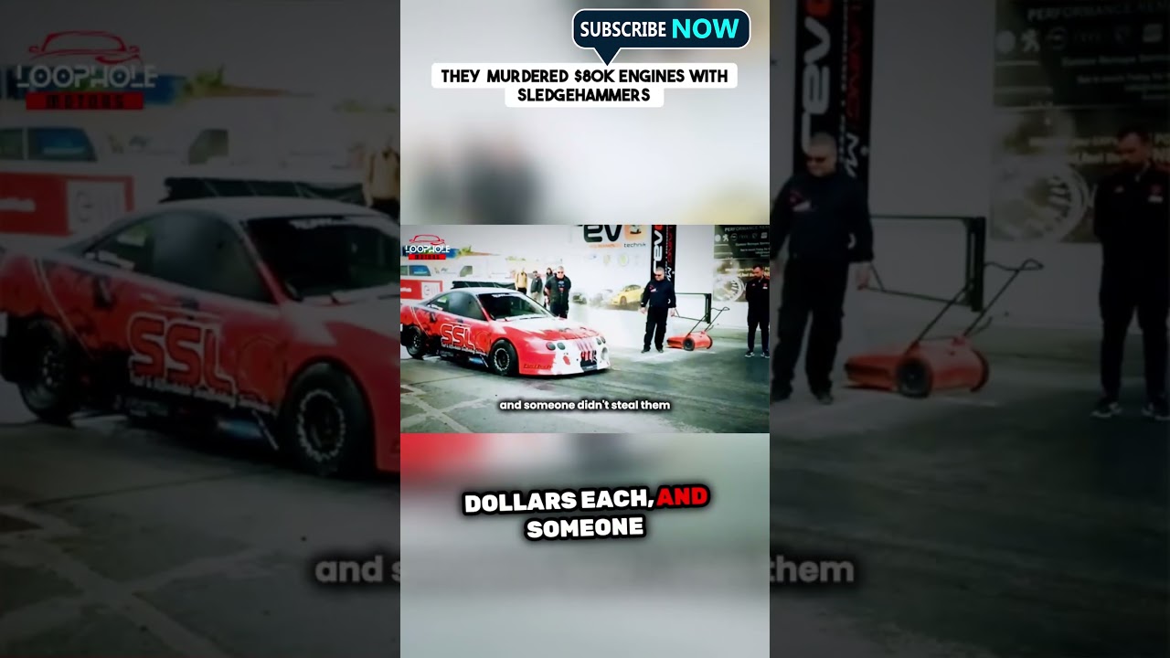 Они уничтожили двигатели стоимостью 80 тысяч долларов кувалдами 