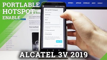 How to Create Portable Hotspot in ALCATEL 3V 2019 – Share Internet Connection