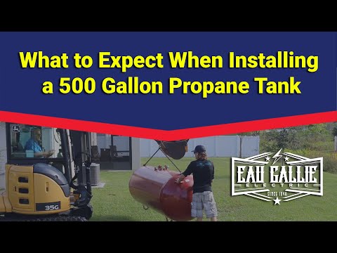 Video: Ano ang mga sukat ng 100 gallon propane tank?