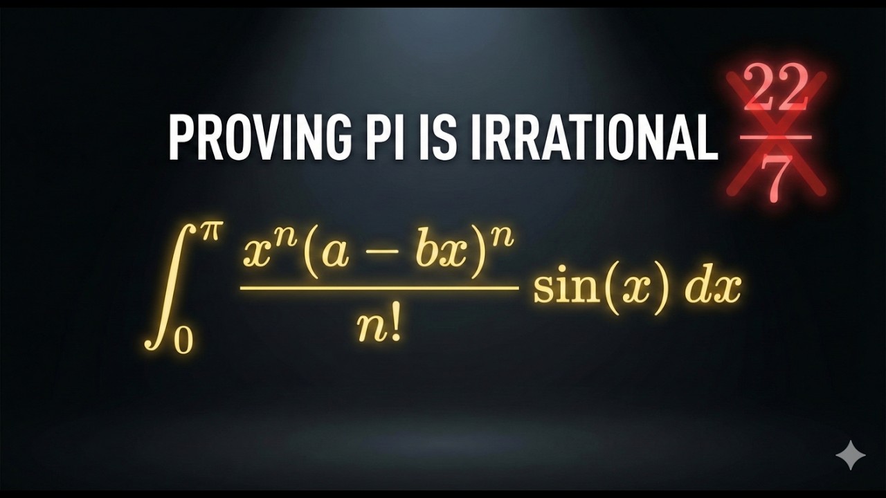 Proving Pi is Irrational by this integral - YouTube