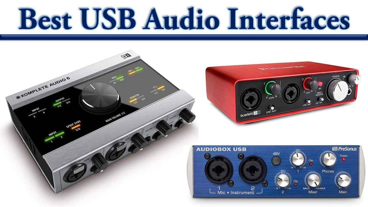 5 Best USB Audio Interfaces – USB Audio Interfaces Reviews - YouTube