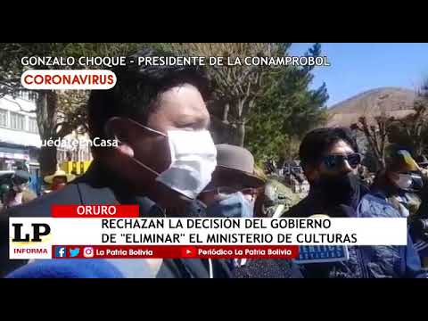 El presidente de la conamprobol, manifiesta su rechazó a la eliminación Ministerio de Culturas.