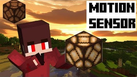 ✔️Minecraft PE | How To Make Motion Sensor Light | No Mods Or Addons |