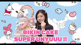 BIKIN CAKE SUPER UNYU!!! HELLO KITTY CAKE!!