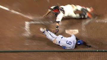 LAD@SF: Gordon scores go-ahead run in the seventh
