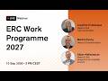 Webinar on ERC Work Programme 2027 mp3