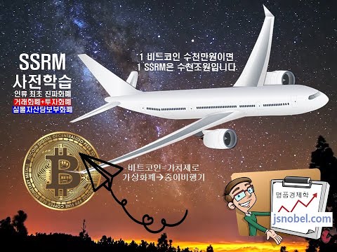 실물화폐 <strong>SSRM</strong> - 가상화폐/비트코인과 무엇이 다른가?