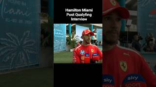Hamilton Miami Post Qualyfing Interview