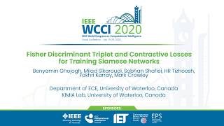 Fisher Discriminant Triplet and Contrastive Losses for Training Siamese Networks - IJCNN 2020