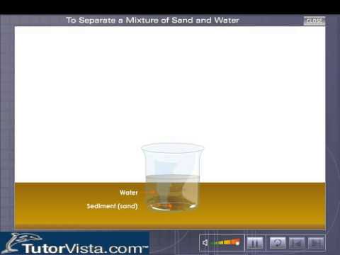 Video: Wat is een betere methode om een mengsel van zand en water te scheiden en waarom?