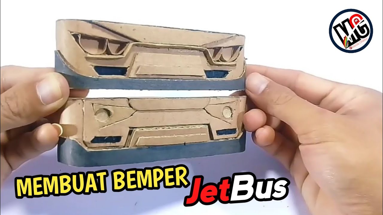 Cara Membuat Bemper Miniatur Truk Ala Jetbus dari Kardus By Maula Creator