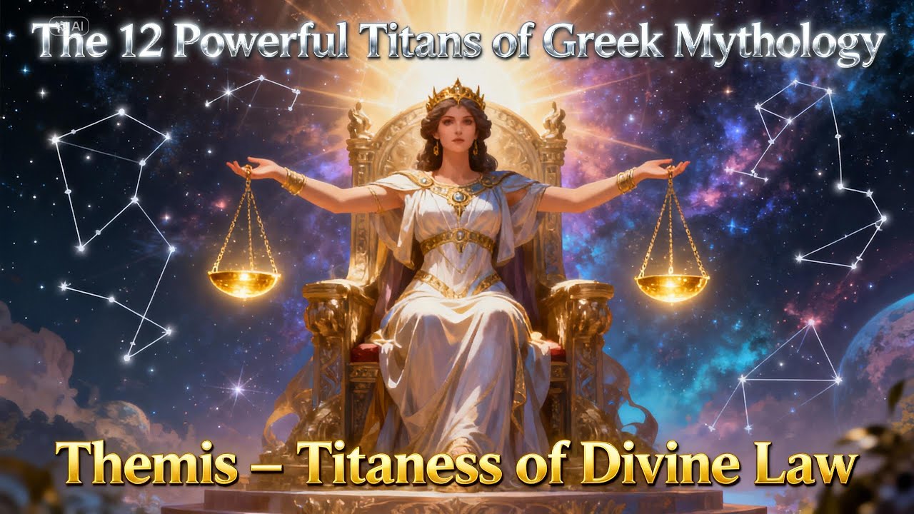 The 12 Powerful Titans of Greek Mythology: Themis – Titaness of Divine ...